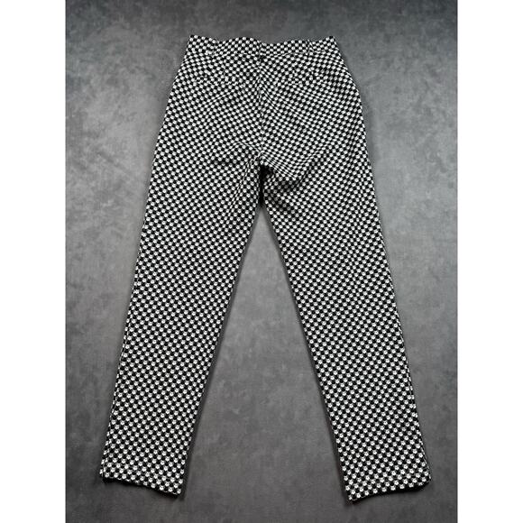 Betabrand Straight-Leg Chino Dress Pant Yoga Pants Catstooth Size Small Petite - Picture 9 of 13